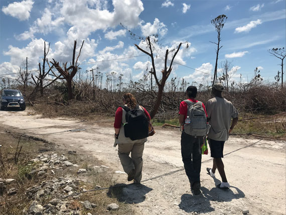 Mercy Corps team in the Bahamas