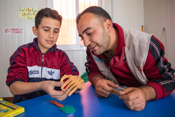 Mohammad and Saleh in Jordan