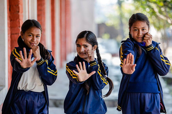 Girls speak up and fight back in Nepal