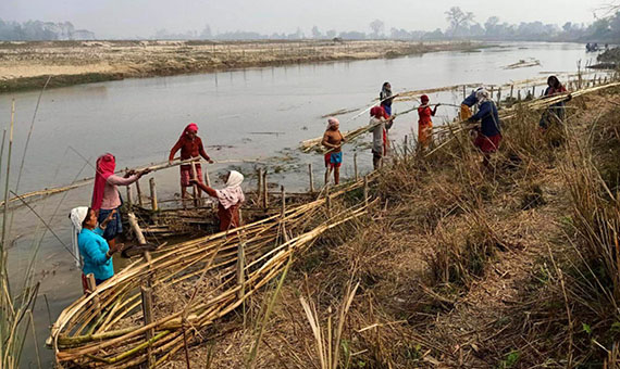 Women in Nepal lead efforts to reduce flood risk