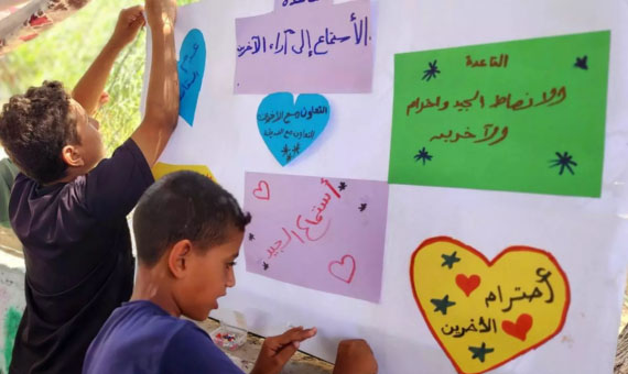 In Gaza, a program to give kids respite amid ongoing conflict